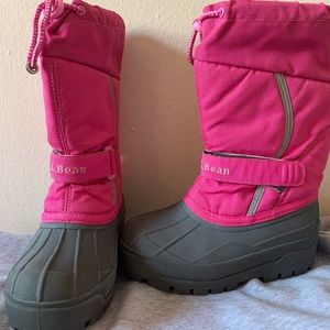L.L. Bean girls winter boots size 12